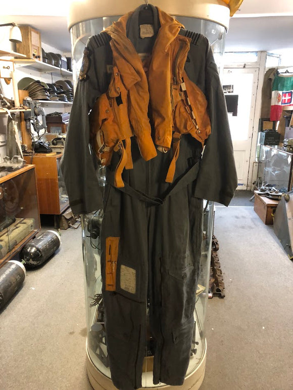 LARGE MK2A FLYING SUIT AND MAY WEST NAMED TO SQUADRON LEADER  FOALE