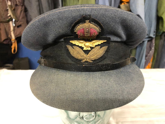 AN RAF OFFICERS PEAKED CAP