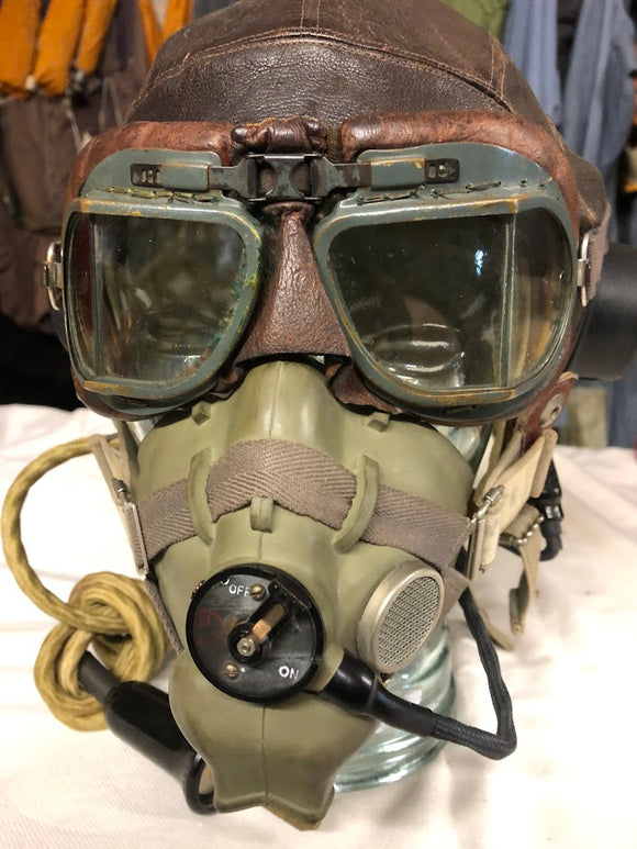 A TYPE C FLYING HELMET MASK AND GOGGLES