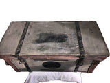 WW2 MILITARY MEDICAL WICKER TRUNK