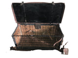WW2 MILITARY MEDICAL WICKER TRUNK